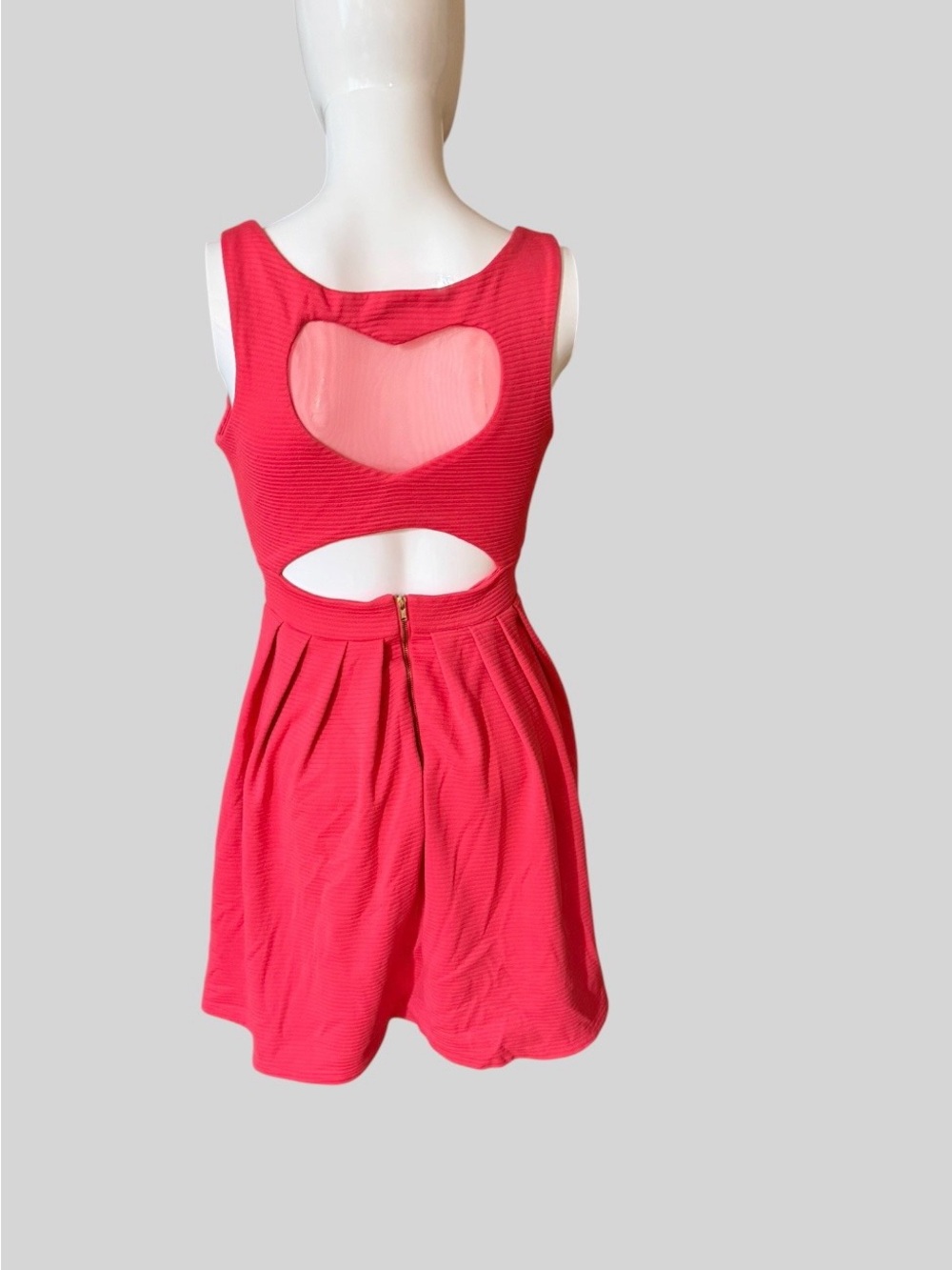 Nanette Lepore Hot Pink Cutout Mini Dress